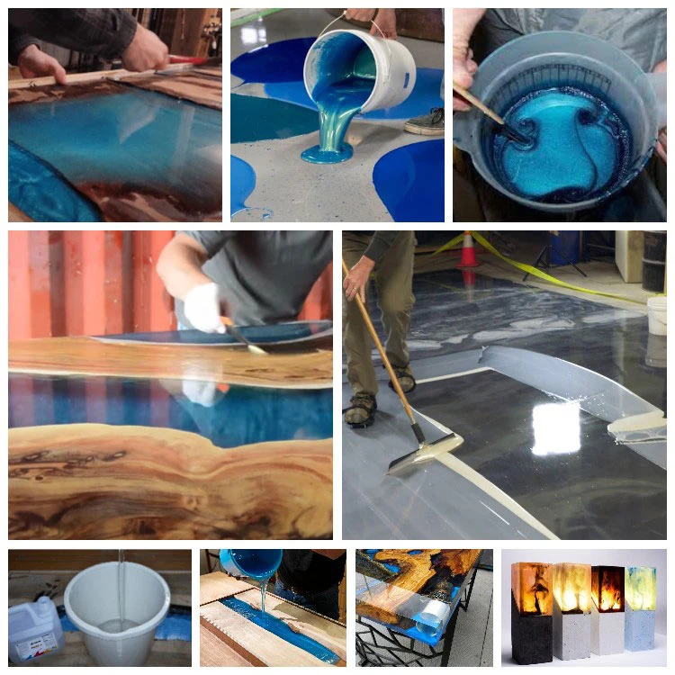 Wholesale High Gloss Liquid Vinyl Ester Resin Polyurethane Unsaturated Polyester Acrylic Clear Epoxy Resin for Home Design Wood Furniture