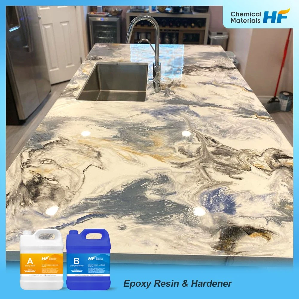 Non Toxic Resin Kit Adhesives & Sealant for Dinner Table Coatings Transparent Best Epoxy and Resin Stone Coutertops Epoxy Resin and Hardener