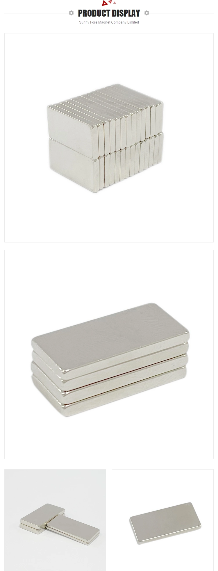 Good Quality N30 N33 N35 N38 N40 N42 N45 N48 N50 N52strong Permanent Block NdFeB Neodymium Magnets Magnetic Materials